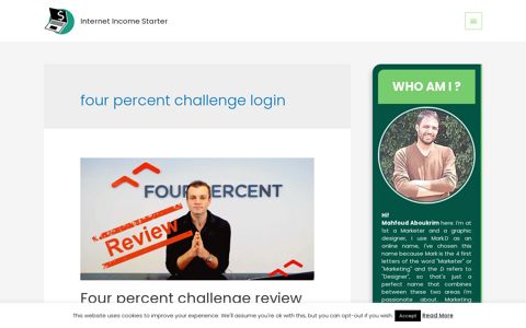 four percent challenge login Archives | Internet Income Starter