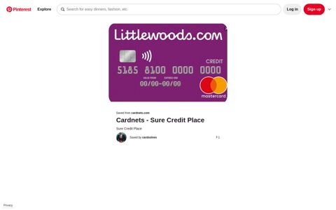 Littlewoods Credit Card Login - Cardnets - Pinterest