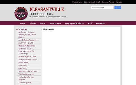 edConnect NJ - Pleasantville Public Schools