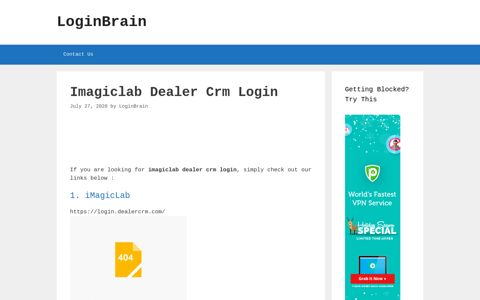 Imagiclab Dealer Crm - Imagiclab - LoginBrain
