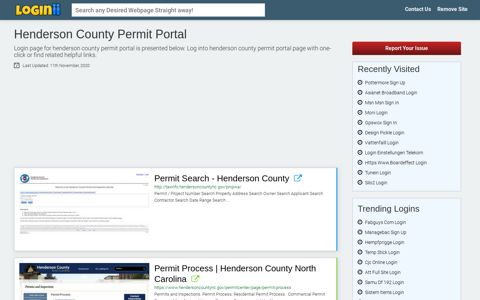 Henderson County Permit Portal - Loginii.com