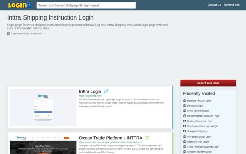 Inttra Shipping Instruction Login - Loginii.com