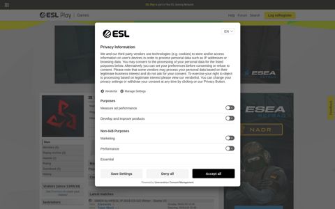 Portal Esports X - Team | ESL Play
