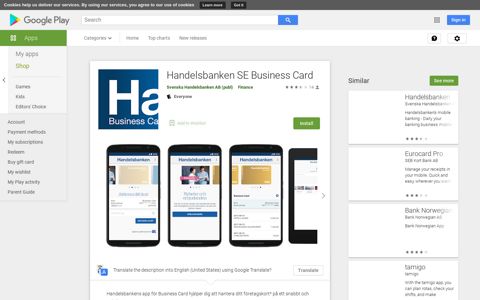 Handelsbanken SE Business Card - Apps on Google Play