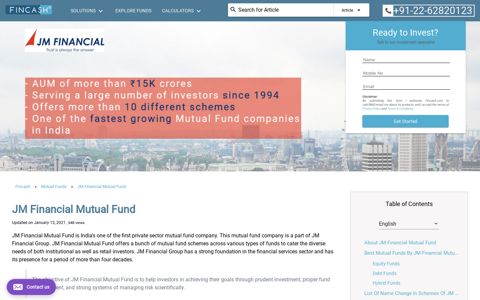 JM Financial Mutual Fund | JM Mutual Fund schemes & SIPs