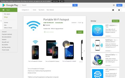 Portable Wi-Fi hotspot - Apps on Google Play