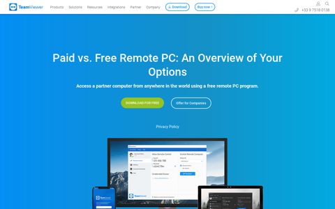 Free Remote PC Software: Connect Anywhere | TeamViewer