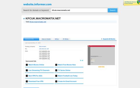 kfcuk.macromatix.net at Website Informer. Visit Kfcuk ...