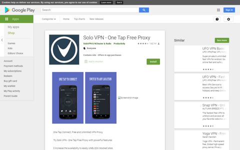 Solo VPN - One Tap Free Proxy - Apps on Google Play