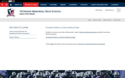 Student Portal Access Instructions - Judson Independent ...