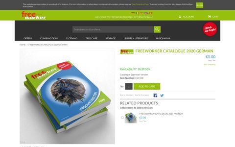 Freeworker Catalogue 2020 German - climb up ... - Freeworker
