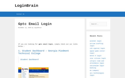 gptc email login - LoginBrain