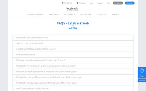 Letstrack FAQs - Letstrack Web