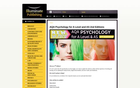 AQA Psychology for A Level and AS 2nd Editions : Illuminate ...