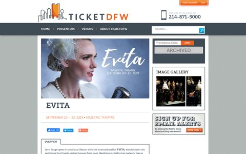 Evita - TicketDFW