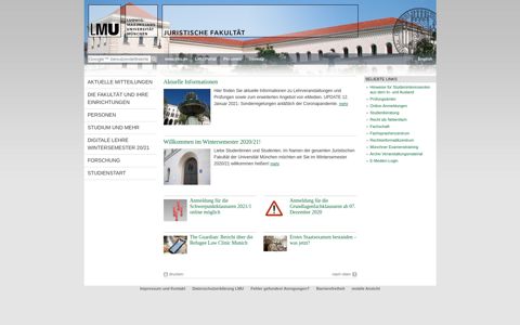 Juristische Fakultät - LMU München