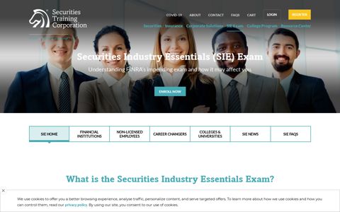 SIE - Essential Exam - Securities Training Corporation
