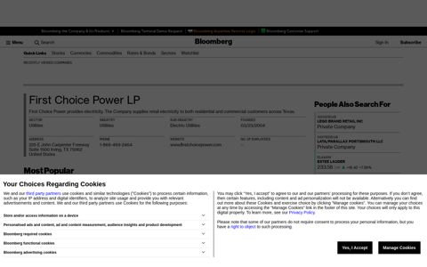 First Choice Power LP - Company Profile and News ...