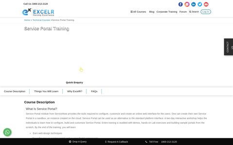 Best Service Portal Fundamentals Training - ExcelR Solutions