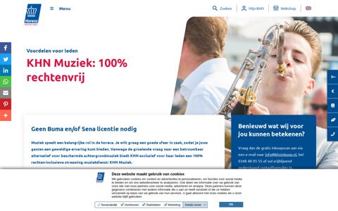 KHN Muziek: 100% rechtenvrij - Koninklijke Horeca Nederland