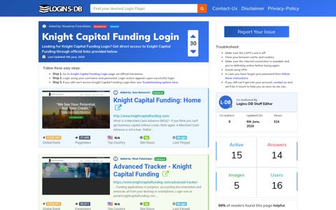 Knight Capital Funding Login - Logins-DB