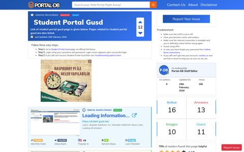 Student Portal Gusd - Portal-DB.live