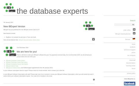 the database experts Main/