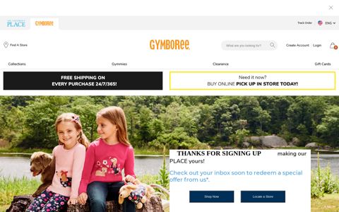 get emails & be the first to know - Gymboree