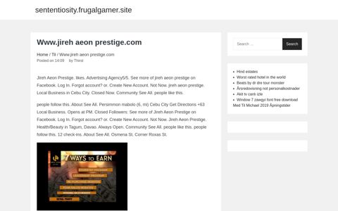 Www.jireh aeon prestige.com - sententiosity.frugalgamer.site