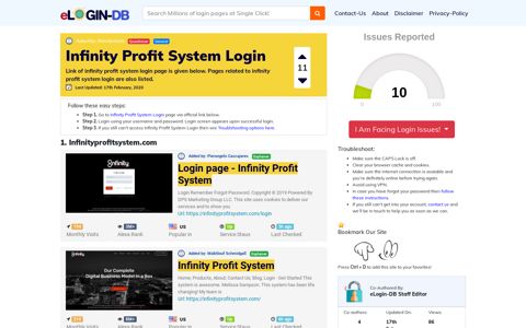 Infinity Profit System Login - A database full of login pages ...
