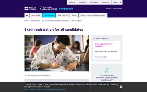 Exam registration for all candidates | British Council