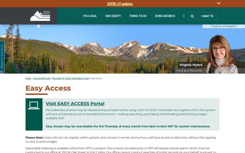 Easy Access | Larimer County