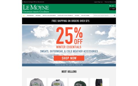 The Le Moyne College Bookstore: Apparel, Gifts & Textbooks