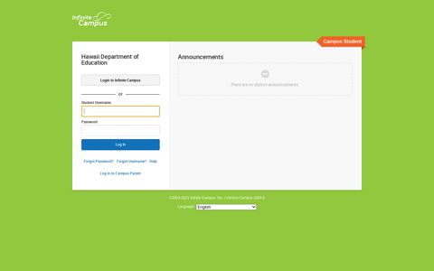 infinite campus student portal