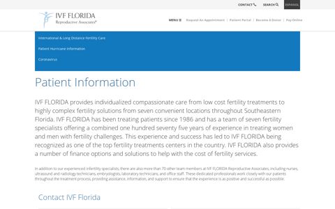 Fertility Patient | IVF FLORIDA Infertility Treatment Center