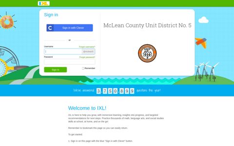 McLean County Unit District No. 5 - IXL