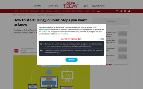 How to start using JioCloud: Steps you want to know ...