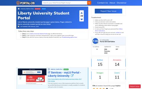 Liberty University Student Portal