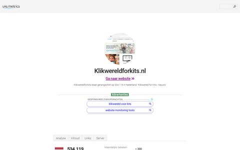 www.Klikwereldforkits.nl - Klikwereld for Kits - nieuws - URL M