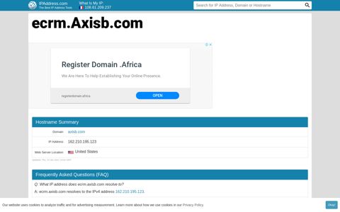 ▷ ecrm.Axisb.com Website statistics and traffic analysis ...