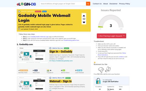 Godaddy Mobile Webmail Login