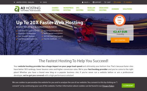 Hosting Website | 20X FASTER Web Hosting | WordPress ...