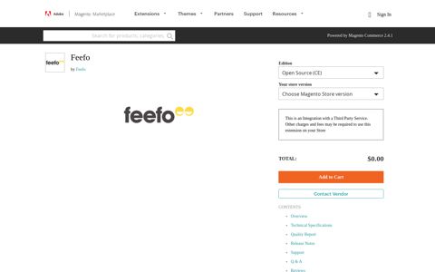 Feefo - Magento Marketplace