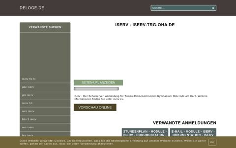 IServ - iserv-trg-oha.de - Allgemeine Informationen zum Login