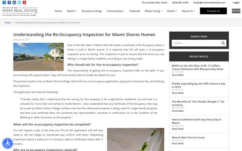 Understanding the Re-Occupancy Inspection for Miami ...