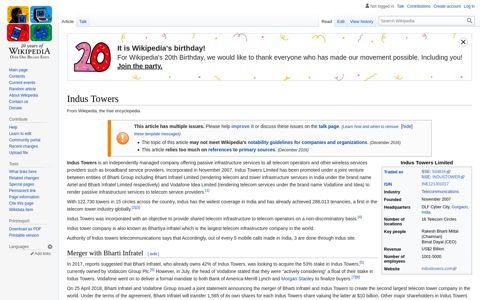 Indus Towers - Wikipedia