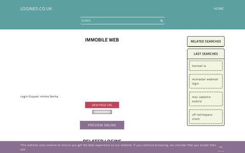 Immobile web - General Information about Login - Logines.co.uk