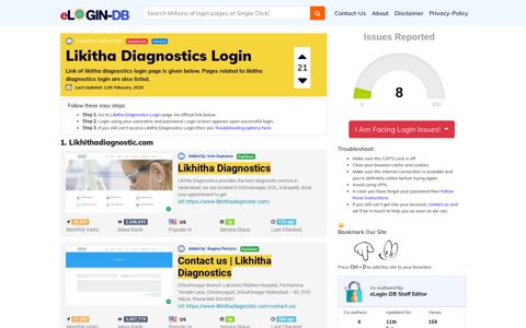 Likitha Diagnostics Login - login login login login 0 Views
