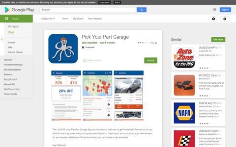 Pick Your Part Garage - Apps on Google Play