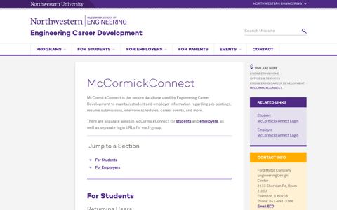 McCormickConnect | Engineering Career Development ...